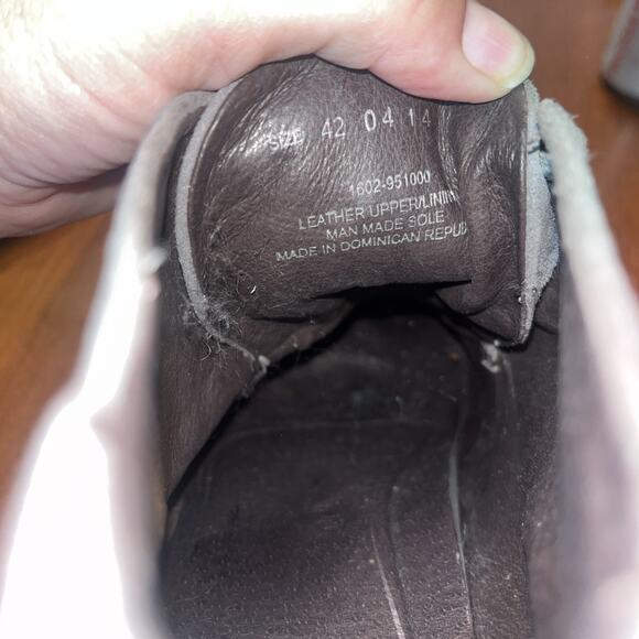 Dansko Renee Gray Suede Lace Up Wedge Bootie Size 42 - Picture 5 of 5